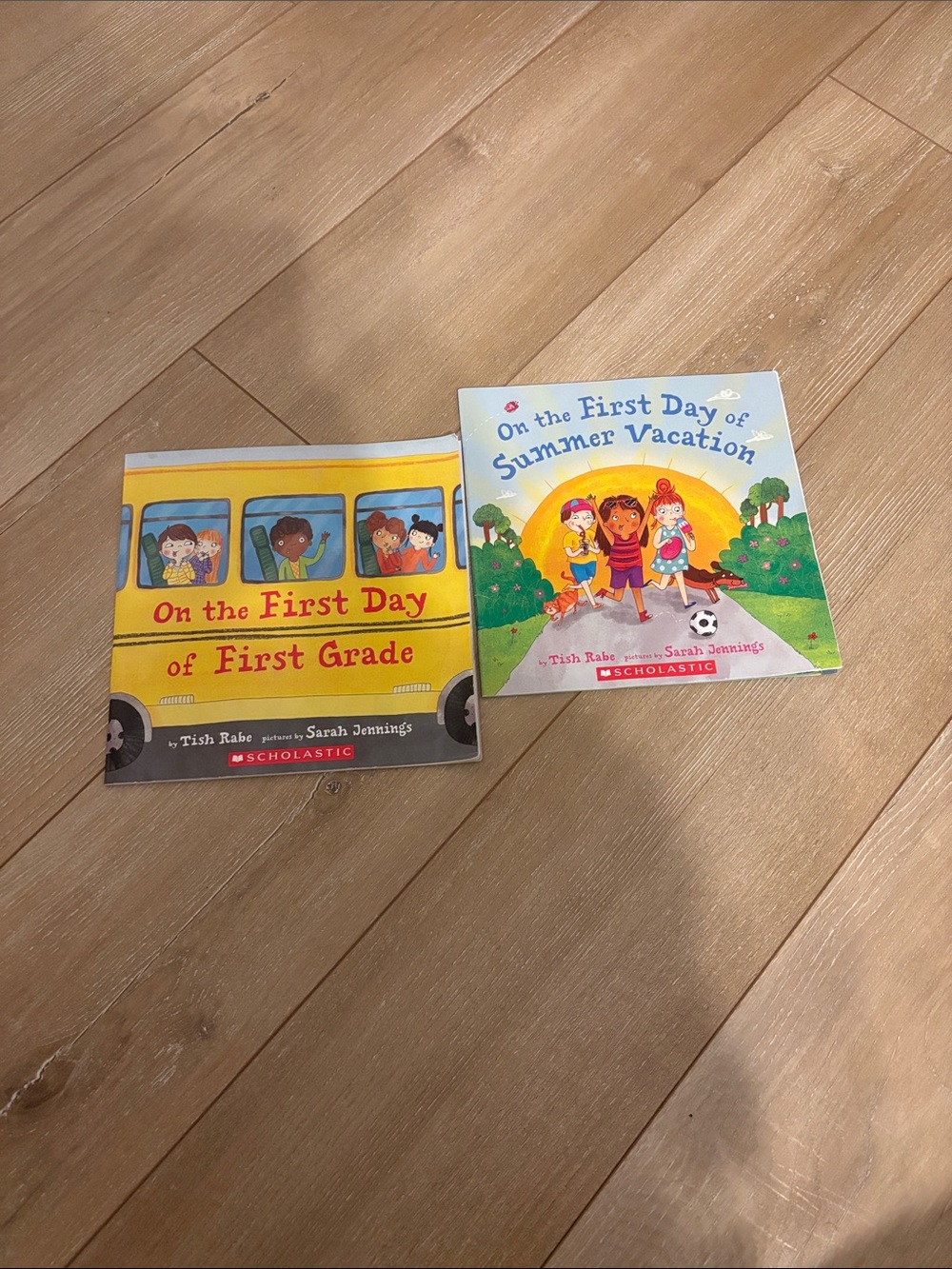 Scholastic On the First Day of First Grade, Summer Vacation Books